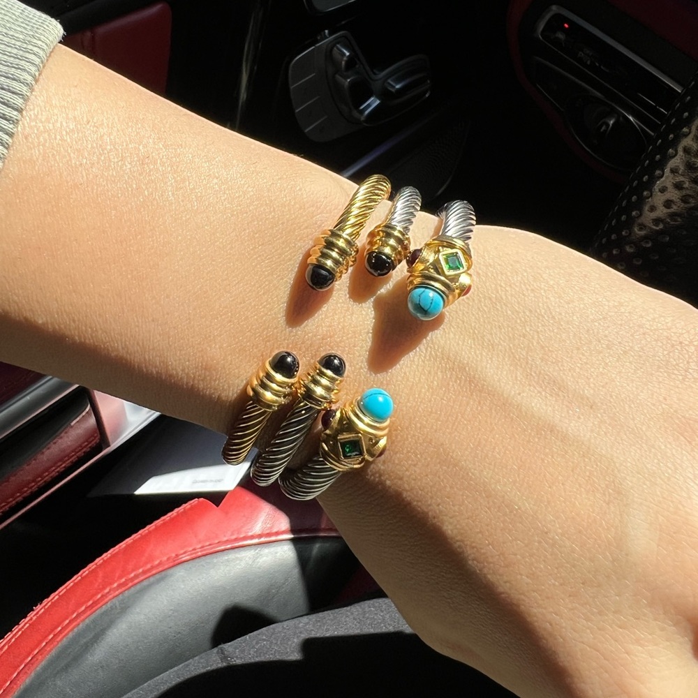Twisted Stainless Steel Bracelet